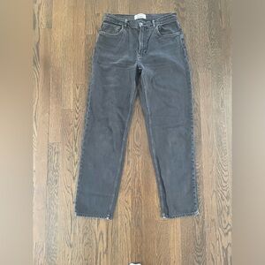Reformation Size 27 black denim jeans